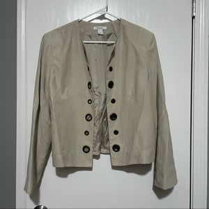 Dressbarn Suede Blazer Jacket